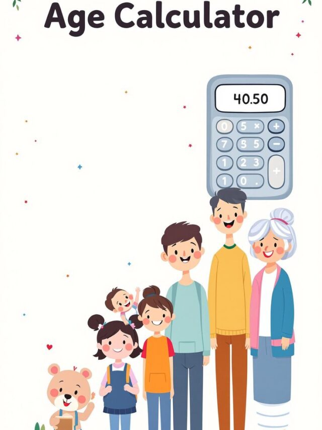 Age Calculator – Calculate Years, Months & Days